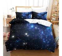 HLXZMCVBT Starrycon Stampa 3D Set Copripiumino in Morbida Microfibra Set Di Lovely Biancheria Da Letto Con Federa Chiusura A Cerniera Per Ragazzi Ragazze Double(200x200cm)