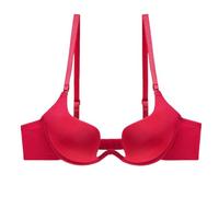 HLYLDL Reggiseno da Donna Profondo con Ferretto Multiuso Push Up Convertibile a Taglio Basso Tutti i Giorni Senza Cuciture