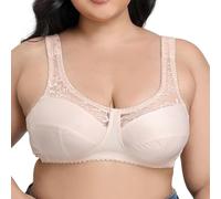 HLYLDL Reggiseno in Pizzo Non Imbottito a Copertura Totale da Donna per Seno Pesante Reggiseno in Pizzo Trasparente