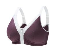 HLYLDL Reggiseno Senza Fili con Chiusura Frontale con Zip per Le Donne Supporto a Compressione Post-operatorio con Cinghie Regolabili