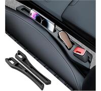 HLYZDBY 2 Pezzi Riempitivo per Sedili Auto per BMW X1 F48 2016-2019 2020 2021 2022, Organizer per Sedili Auto Striscia A Prova di Perdite sul Lato Riempi-Fessura,B-Black