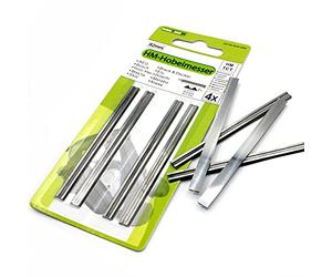 HM 4 lame reversibili in metallo duro per pialla Bosch PHO 3100 / PHO 15-82 / PHO 20-82
