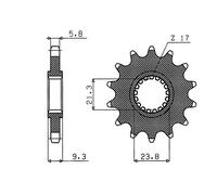 HM CRE X 500 PIGNONE IN ACCIAIO P 520 Z 13 2009 2010