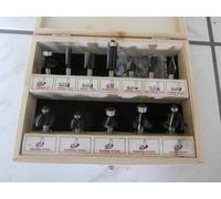 Hm / Hw-Oberfräser-Satz 12 Pezzi IN Cassetta di Legno Gambo 8 MM Stehle