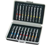 HM Müllner - Set di punte 18 pezzi - Bit Box - langbit - 75 mm versione lunga Art.: 3018s