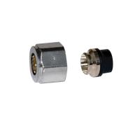 HM Raccordo Universale Adattatore 1/2" per Tubi Multistrato e Rame, 10PZ