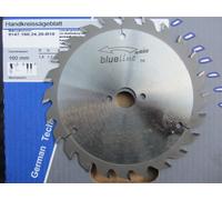 Hm / WIDIA Lame Sega Mano 160 x 1,8/1,2 x 20 Z 24 e Al. per Mafell Akkusägen