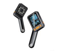 HM028B - Microscopio digitale portatile da 7,1 cm, controllo della messa a fuoco scorrevole e 8 LED, ricarica di tipo C, per lavori sul campo, laboratori e progetti fai da te