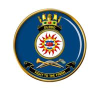 Hmas Dubbo Reale Australiano Blu Scuro Spilla