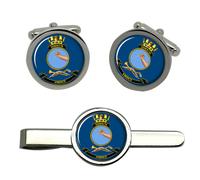 HMAS VENDETTA Cufflinks E Set Di Clip Per Cravatta Della Royal Australian Navy