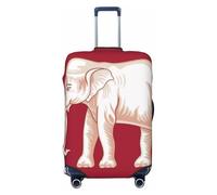 Hmbgfw Copertura per bagagli da viaggio con bandiera della sovranità siamese, adatta per valigie da 45-81 cm, accessori da viaggio, nero, Small