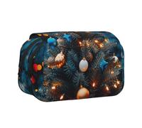 HMBGFW Dress up the beautiful Christmas Tree Cute Big Capacity Pencil Pen Case Office Large Storage High Capacity Bag Box Organizer