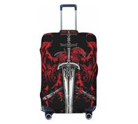 Hmbgfw Legend Of The Giant Blade - Copertura protettiva per valigie da viaggio, adatta per valigie da 45-81 cm, accessori da viaggio, nero, Medium