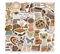 HMCEY 120 Pezzi Adesivi Scrapbooking Vintage,Sticker Aesthetic,Cute Sticker Book Journaling,Adesivi Album Fotografico,Computer Adesivis Retro,Laptop Stickers Decorativi per Bottiglia,Quaderni,Diario