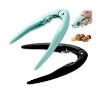HMCEY 2 Pezzi Taglia Castagne a Croce,Schiaccia Castagne Clip,Pinza Apri Castagna Incidi,Chestnut Cutter Nut Crackers,Schiaccianoci Mandorle Multifunzione per Mandorle, Maronize, Noci - Nero