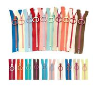 HMCEY 20 Pezzi Cerniera Lampo 30 cm,Chiusure Lampo Colorate,Divisibili Cerniere per Borse Uncinetto,Cerniere per Cucire,Cerniera per Realizzazione,Cerniere di Ricambio per Portacarte e Pochette