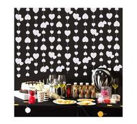 HMCEY 4 Pezzi Ghirlanda Cuore Matrimonio,Decorazioni Pendenti Cuore,Ghirlande Festa Compleanno,Glitterata Ghirlanda di Carta,Decorazioni da Appendere per Matrimonio,Ghirlandas San Valentino per Feste