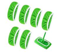 HMCEY 6 Pezzi Panni Microfibra per Swiffer Lavapavimenti Wet,Panno di Ricambio per Swiffer Scopa Cattura Polvere,Panno Pavimenti Mop Lavabili,Cuffietta Microfibra Riutilizzabili per la Pulizia