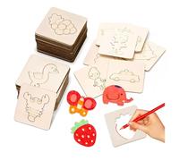 HMCEY 60 Pezzi Stencil Disegno Bambini,Fai da Te Stencil per Pittura,Stencils Scrapbooking Riutilizzabili,Stencils Legno Decorativi,Stencil For Painting per Gessetti,Mobili,Pareti,Bullet Journal