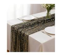 HMCEY Runner Tavola Tulle 70 X 300 CM,Runner Tavola Brillantini da Esterno,Table Runners Tavolo Natalizio,Runners Tavolo Moderno,Centrino Tavolos Cucina EleganteDecorazione per Feste di Compleanno