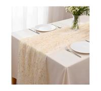 HMCEY Runner Tavola Tulle 70 X 300 CM,Runner Tavola Brillantini da Esterno,Table Runners Tavolo Natalizio,Runners Tavolo Moderno,Centrino Tavolos Cucina EleganteDecorazione per Feste di Compleanno