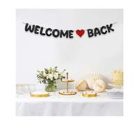 HMCEY Striscione Bentornata,Ghirlanda Welcome Back Decoration Bentornato,Bandiera Welcome Back Banner,Festone Bentornato a Casa,Striscione Benvenuti,Ghirlanda Festone Feste per Famiglia Cerimonie