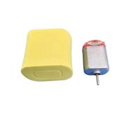 HMCOCOOFM 1 set di avviatore elettronico 130 DC 3 V 10000 giri/min + 3 ingranaggi + custodia porta-avviatore elettronico fai da te for parti di giocattoli for elicotteri, esperimento scientifico