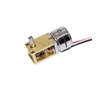 HMCOCOOFM 15MM 7-Type L-Type Speed Reduction Stepper Electronic Starter DC 5V 2-Phase 4-Wire Full Metal Gearbox Worm Gear A Ratio 21
