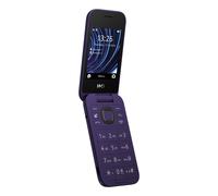 HMD 2660 Flip Klapphandy (2,8" Hauptdisplay, 1,77" Zweitdisplay, 4G + 4G, Bluetooth, 128 MB, 1450mAh Akku, FM Radio, MP3 Player, 0,3 MP Kamera) Purple (1GF033CPF1L04)