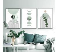 HMDKHI Moderna immagine geometrica, set di immagini astratte per soggiorno, camera da letto, poster artistico, senza cornice (immagine da parete, 12,40 x 60 cm x 3)