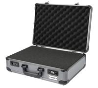 HMF 14402-02 Valigetta per Fotocamera in Alluminio, Custodia per Pistole con Schiuma Raster | 46 x 33 x 15 cm