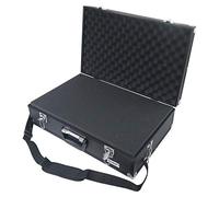 HMF 14521-02 Valigetta per Fotocamera in Alluminio, Custodia per Pistole con Schiuma Raster | 56,5 x 36 x 16 cm | Nero