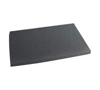 HMF 1456-30 - Gommapiuma a griglia, 345 x 550 mm, doppio formato, per valigetta, piano del tavolo, altezza: 30 mm
