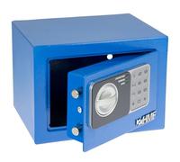HMF 46126-05 Safe, piccola cassaforte con serratura a combinazione, cassaforte a muro | 23 x 17 x 17 cm | Blu
