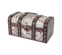 HMF 6410-159 Scrigno in legno con serratura | 38 x 20 x 19 cm | Grande | Cuba