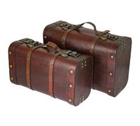 HMF 6412700 Scrigno del tesoro in legno | Set da 2 | Scatola di legno | Varie dimensioni | Perù