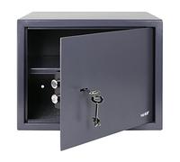 HMF Cassaforte a muro con chiave, cassaforte da armadio | 38 x 30 x 30 cm | Anthracite