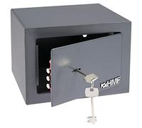 HMF Cassaforte piccola con chiave, cassaforte da armadio | 23 x 17 x 17 cm | Anthracite