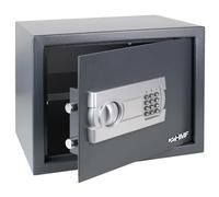 HMF Safe cassaforte per casa, hotel o ufficio, cassaforte da mobile con serratura a combinazione per documenti DIN A4 | 38 x 30 x 30 cm | Antracite