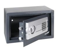 HMF Safe cassaforte per casa, hotel o ufficio, cassaforte da mobile con serratura a combinazione per documenti DIN A5 | 31 x 20 x 20 cm | Antracite