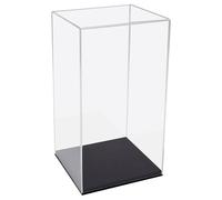 HMF Vetrina Espositiva in acrilico con specchio, Vetrinetta per collezionismo, modellini di auto, statuette | 20 x 20 x 38 cm