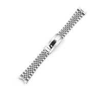 HMFANG Cinturino For Orologio Compatibile Sub GMT Yacht Daytona 20mm Cinturino For Orologio Da Uomo Luxury Slide Lock Mod Parti Di Ricambio Accessorio(A6)