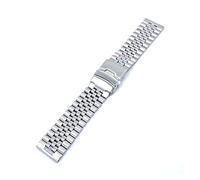 HMFANG Cinturino For Orologio In Acciaio Inossidabile Con Design A Vite Rimuovi Collegamenti A Sgancio Rapido Cinturino For Orologio Con Fibbia Solida Premium 20mm 22mm 24mm(Silver,22mm)