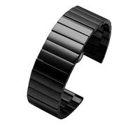 HMFang Cinturino for Orologio in Acciaio Inossidabile Massiccio da 24 Mm, 26 Mm E 28 Mm, Compatibile con Diesel Seven Friday, Cinturino da Uomo di Grandi Dimensioni(SFD-G01-black,28mm)