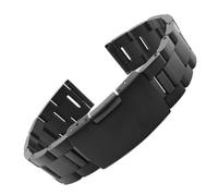 HMFANG Cinturino in Acciaio Inossidabile con Cinturino in Metallo 16mm 18mm 20mm 22mm 24mm 26mm 28mm 30mm Cinturino da Polso Cinturino in Argento Nero Cintura in Oro(Black_22mm)