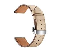HMFANG Cinturino in pelle da 22 mm con sgancio rapido, compatibile con gli accessori for smartwatch Vivoactive 4S/Move 3S/Active S/Rey(Apricot,For Captain Marvel)