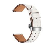 HMFANG Cinturino in pelle da 22 mm con sgancio rapido, compatibile con gli accessori for smartwatch Vivoactive 4S/Move 3S/Active S/Rey(White,For Captain Marvel)