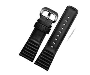 HMFANG Guardiano in pelle compatibile con 7 venerdì SF-M2 / 1 SF-P1 P2 P3C. Accessori for catena di orologi serie 28mm cinturino da polso nero da 28mm(Black black)