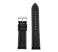 HMFANG Olio abbronzato in pelle 22mm 20mm 18mm orologi a sguardo a sguardo a sguardo rapido cinturino cinturino marrone compatibile con uomini donne compatibili con fossile(Black -S,20mm)