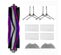 HMHAMA Kit di accessori di ricambio per robot aspirapolvere Eureka E10S, 1 spazzola principale+2 paia di spazzole laterali+4 filtri HEPA+2 panni per mocio